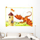 Red Dragon Wall Decal