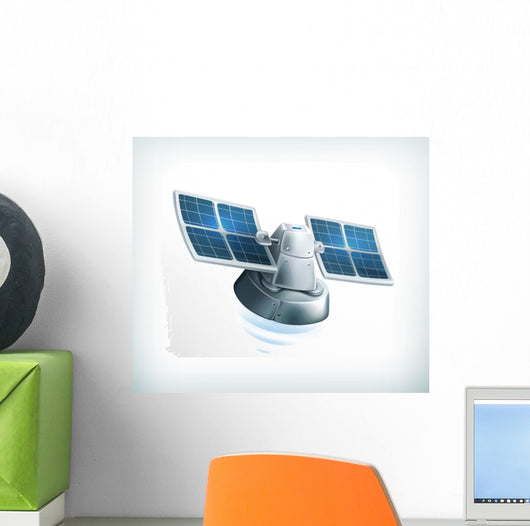 Observation Satellite Wall Decal