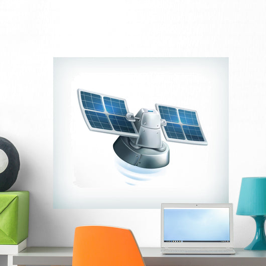 Observation Satellite Wall Decal