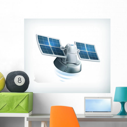Observation Satellite Wall Decal