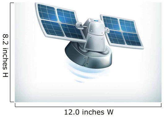 Observation Satellite Wall Decal