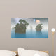2 Moons over Alien Wall Decal