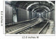 Empty Subway Tunnel Wall Decal