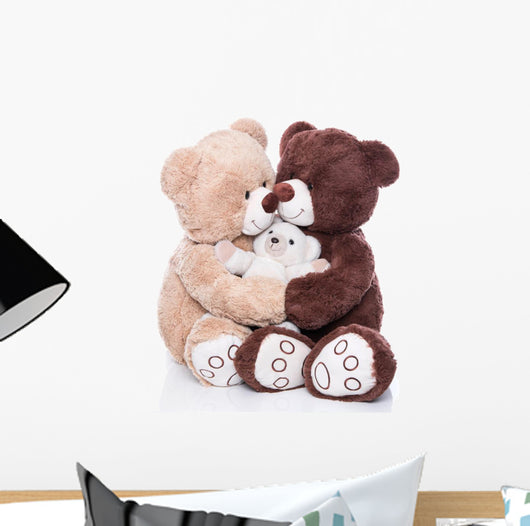 Teddybaren Familie Mit Mutter Wall Decal