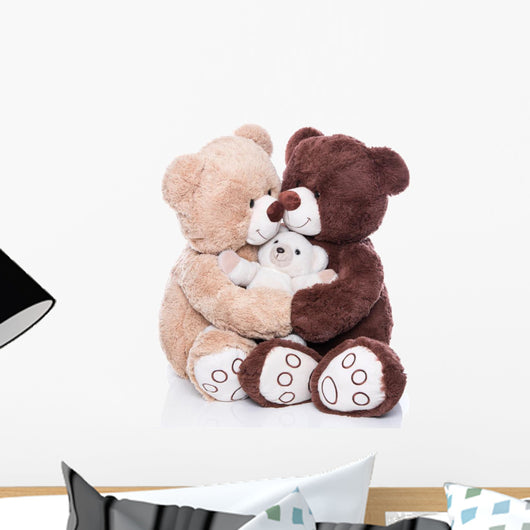 Teddybaren Familie Mit Mutter Wall Decal