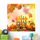 Small Scarecrows Fall-Autumn Wall Decal