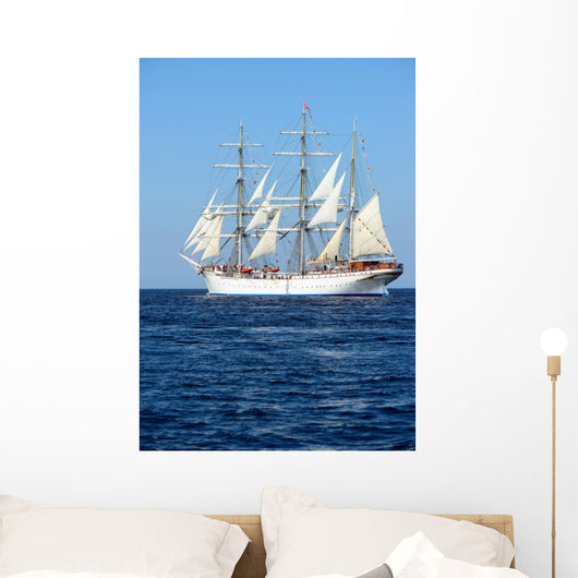Old Historical Tall Ship Wall Decal