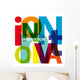 Vector Innovation Broken Text Wall Decal