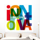 Vector Innovation Broken Text Wall Decal