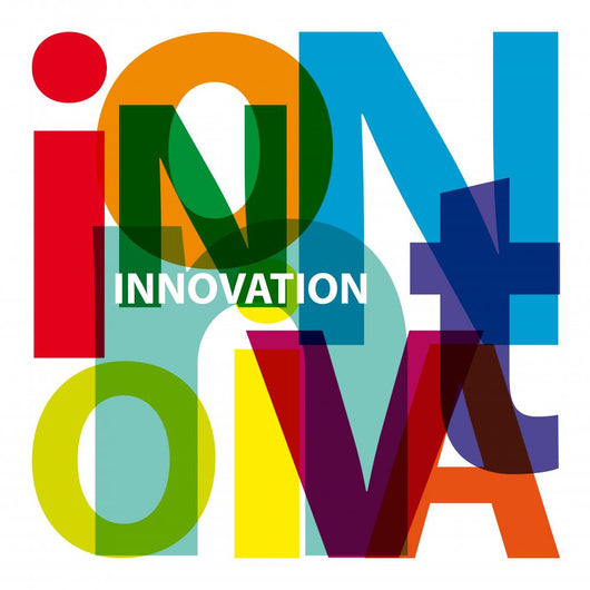 Vector Innovation Broken Text Wall Decal
