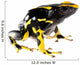 Yellow Dart Frog Wall Decal