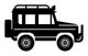 Off-road Vehicle Vector Illustration Wall Decal