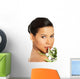 Woman with Health Skin Wall Decal