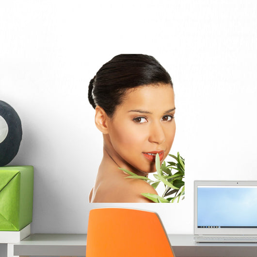 Woman with Health Skin Wall Decal