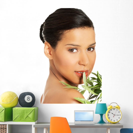 Woman with Health Skin Wall Decal