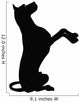 Stock Vector Dog Silhouette Wall Decal
