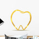 Golden Tooth Design Luxury Wall Decal