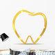 Golden Tooth Design Luxury Wall Decal