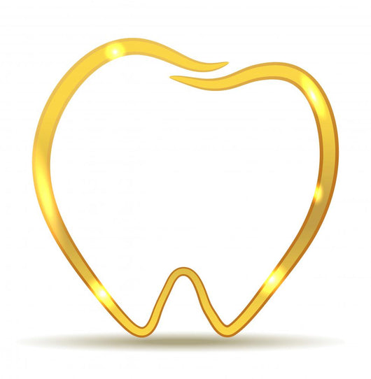 Golden Tooth Design Luxury Wall Decal