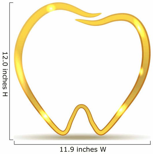 Golden Tooth Design Luxury Wall Decal
