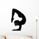 Woman Contortionist Exercising Gymnastic Wall Decal