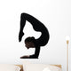 Woman Contortionist Exercising Gymnastic Wall Decal