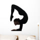 Woman Contortionist Exercising Gymnastic Wall Decal