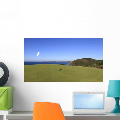 Pleneuf Val Andr� Golf Wall Decal shown on a wall