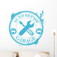 Stamp Auto Repair Wall Decal