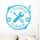 Stamp Auto Repair Wall Decal