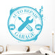Stamp Auto Repair Wall Decal