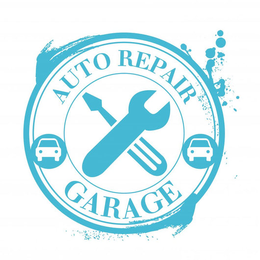 Stamp Auto Repair Wall Decal
