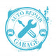 Stamp Auto Repair Wall Decal
