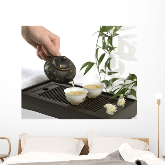 Green Tea Wall Decal