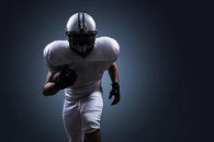 American Football Running Wall Decal