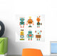 Vintage Robot Wall Stickers Wall Decal