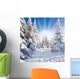 Sonniger Winterwald Wall Decal