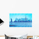 Dubai City Skyline Detailed Wall Decal