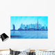 Dubai City Skyline Detailed Wall Decal