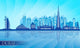 Dubai City Skyline Detailed Wall Decal