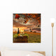 White Wine with Barrell Wall Decal