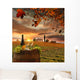 White Wine with Barrell Wall Decal