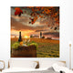 White Wine with Barrell Wall Decal