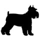 Schnauzer Silhouette Wall Decal
