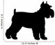 Schnauzer Silhouette Wall Decal