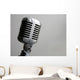 Vintage Microphone Wall Decal