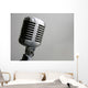Vintage Microphone Wall Decal