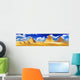 Great Pyramid Giza Wall Decal Panoramic Wall Decal