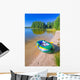 Inflatable Dinghy Summer Lake Wall Decal