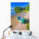 Inflatable Dinghy Summer Lake Wall Decal
